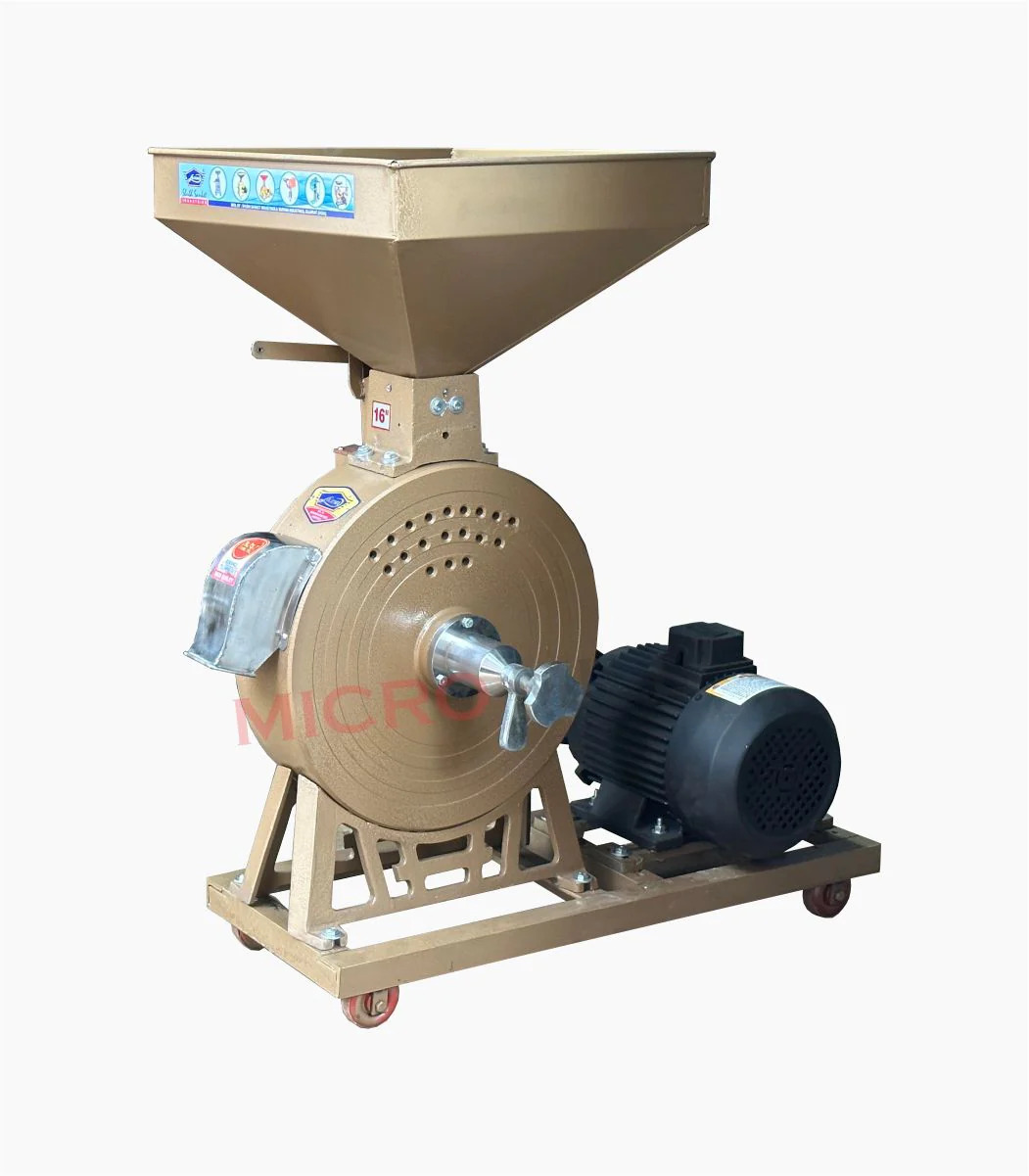 Diamond Aata Chakki Machine 16 inches with 10 Hp Motor